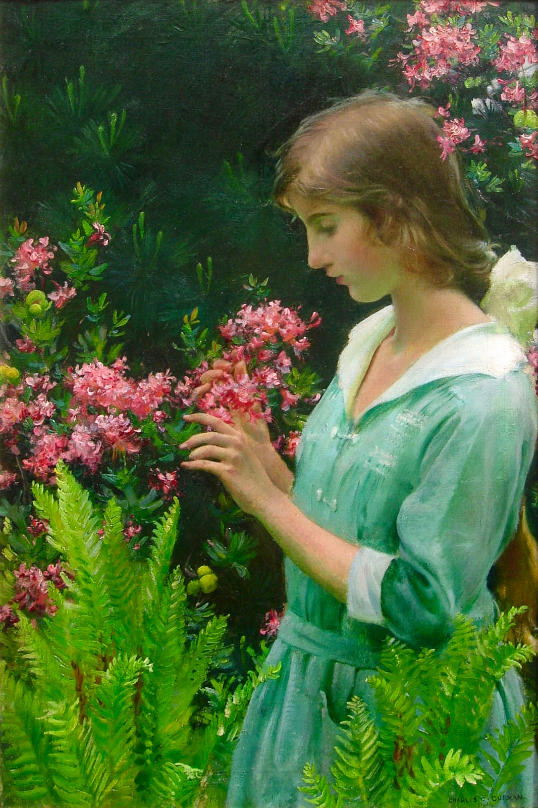 Wild Azaleas and Ferns, 1916