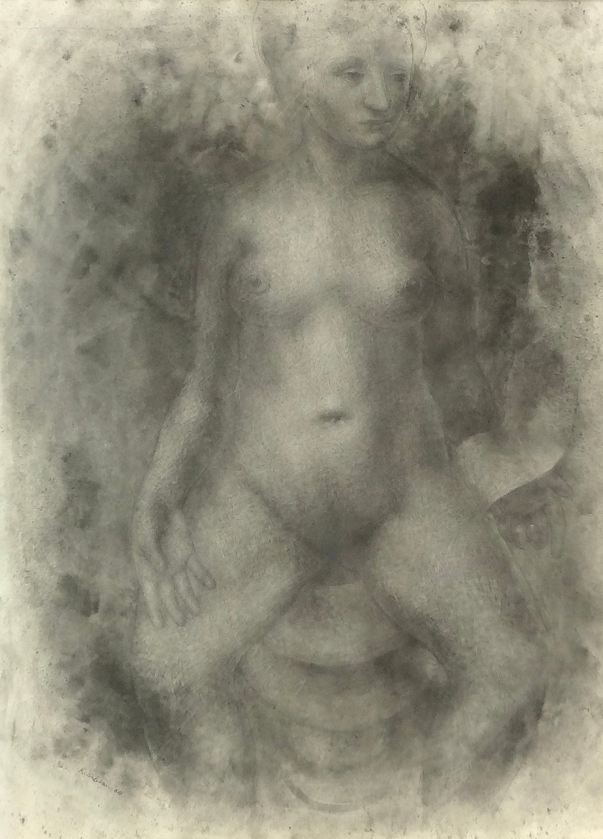 Nude on a Toilet, 1968