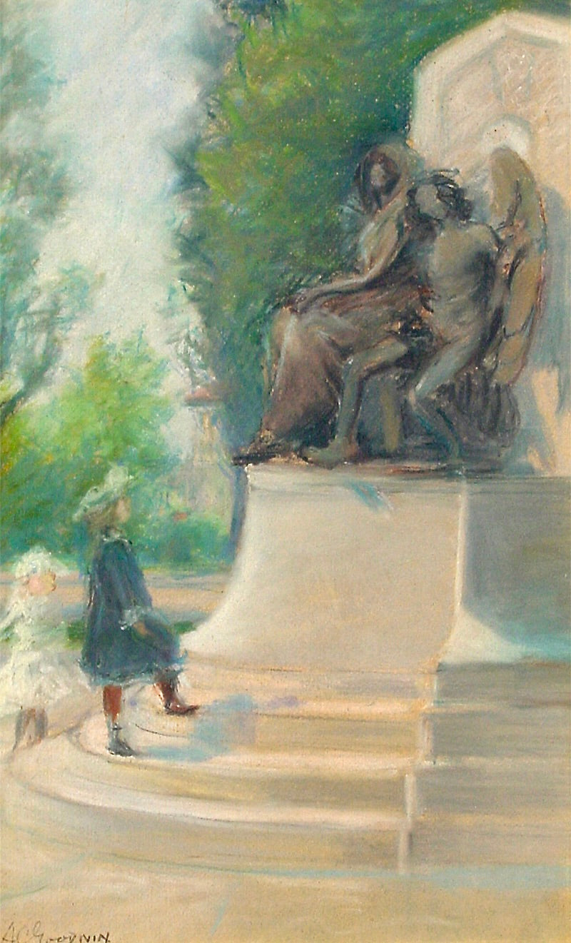 Children in the Fenway, Boston