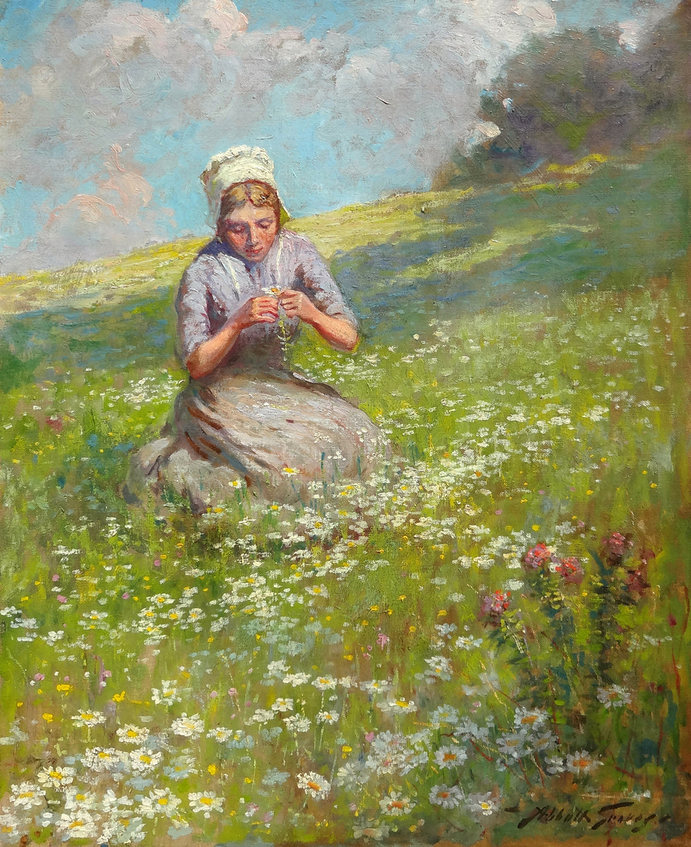 Girl with Flowers