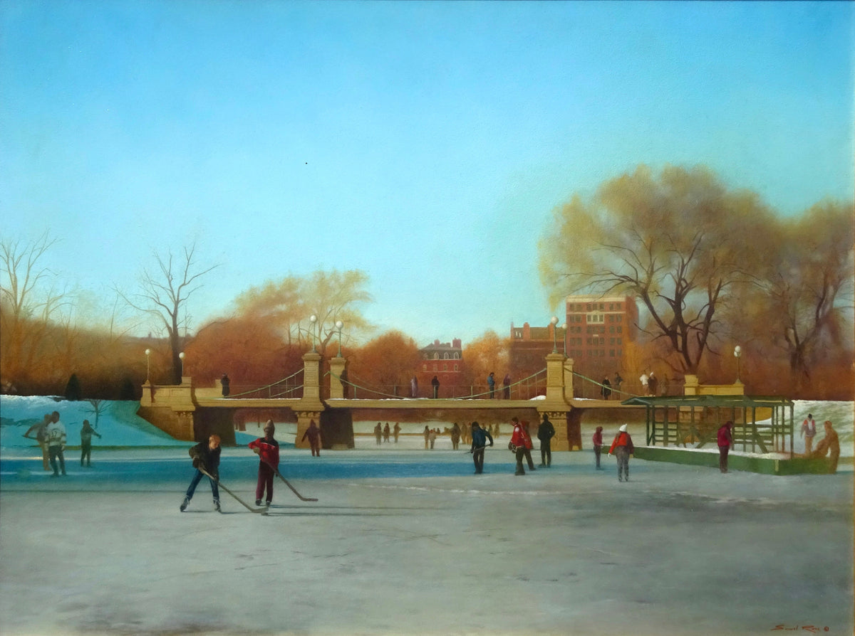 Skating, Boston Public Gardens