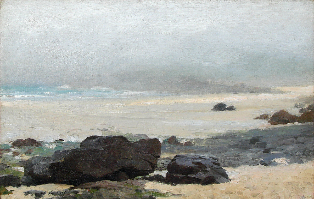 The Beach, Foggy Morning 1893