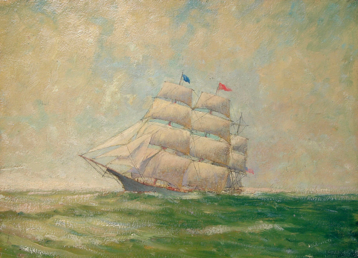 Three Masted Schooner, Sailing
