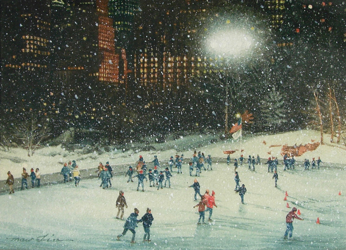 Skating, Central Park, NYC