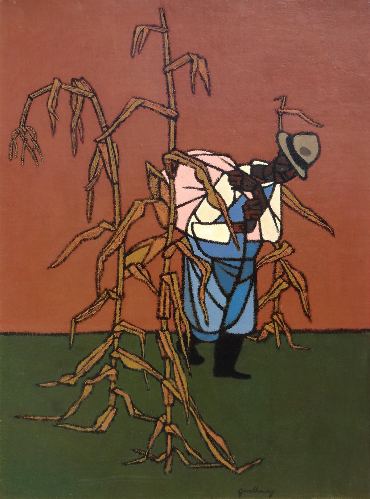 Toiling Farmer, 1945