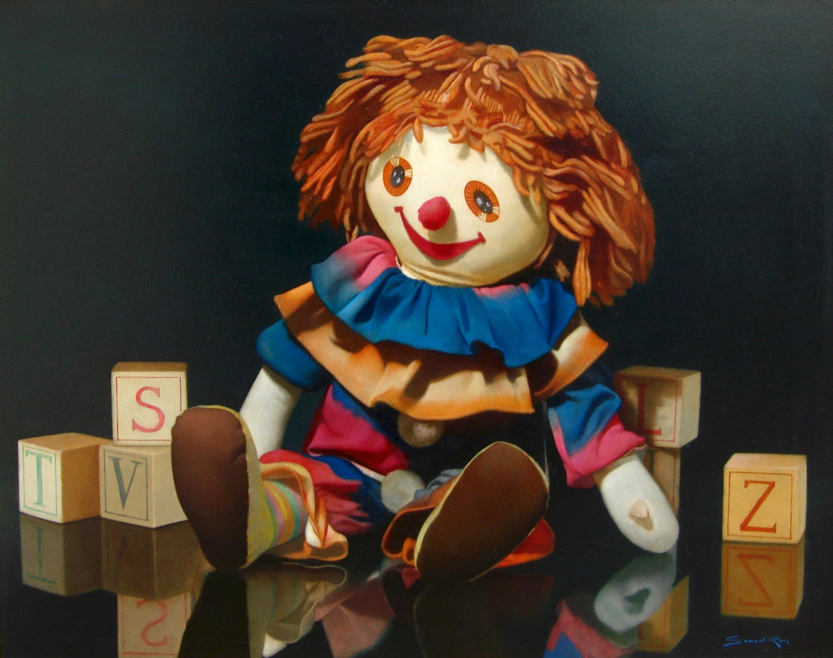 Raggedy Ann with Blocks