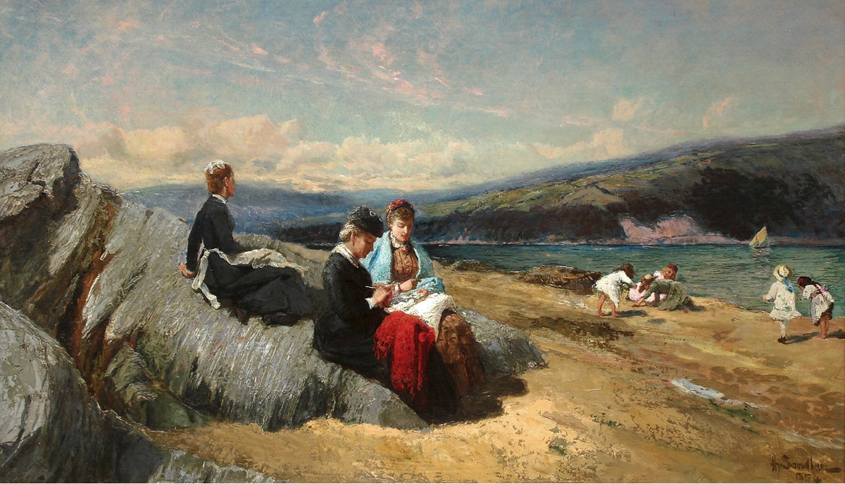 Low Tide at Marry Bay, 1884